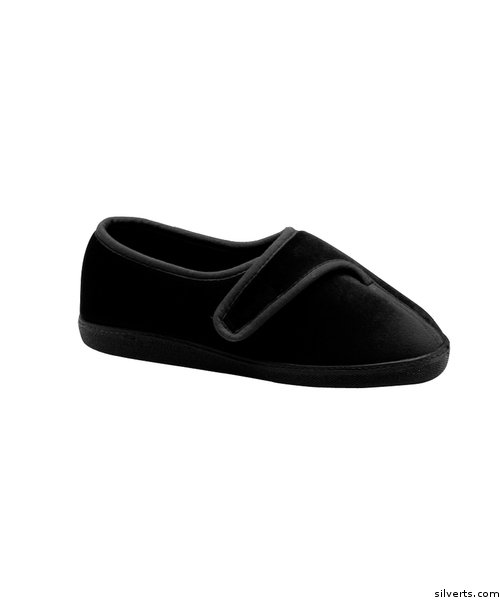 Womens Adaptive Arthritis Easy Closure Terry Cloth Slippers