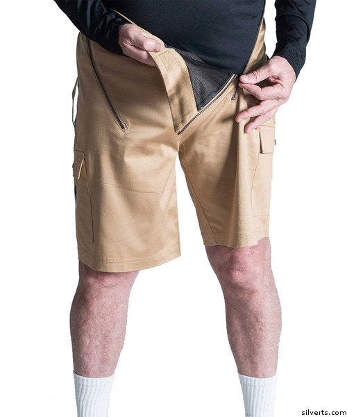 Transfer Wheelchair Cargo Shorts For Men. One small size only available.