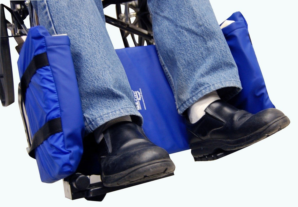 Wheelchair Leg Rest With Padded Sides