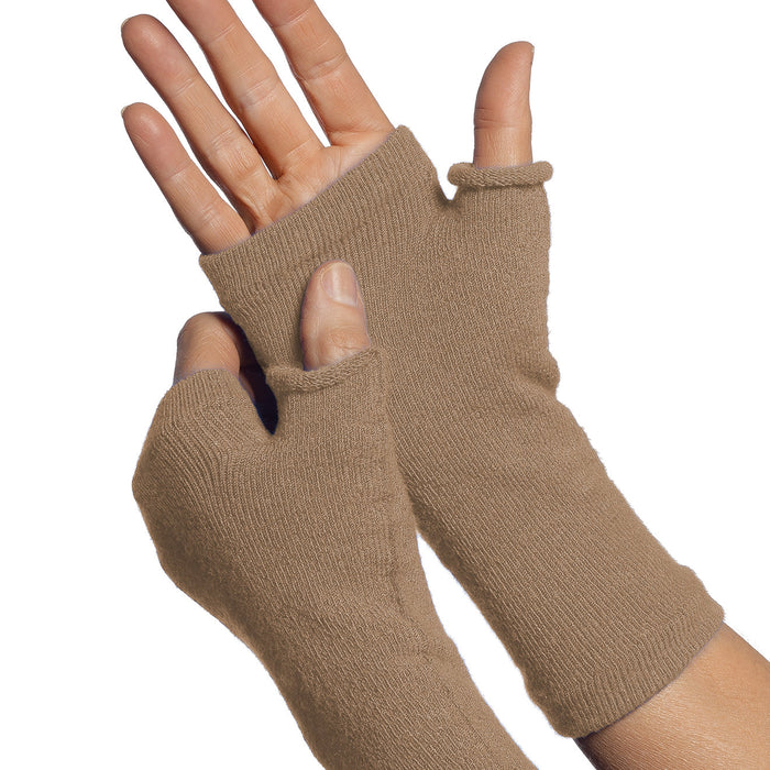 Protection for hands.Fingerless Gloves for fragile skin UPF 50+ Sun Protection Medium Weight. (Pair)