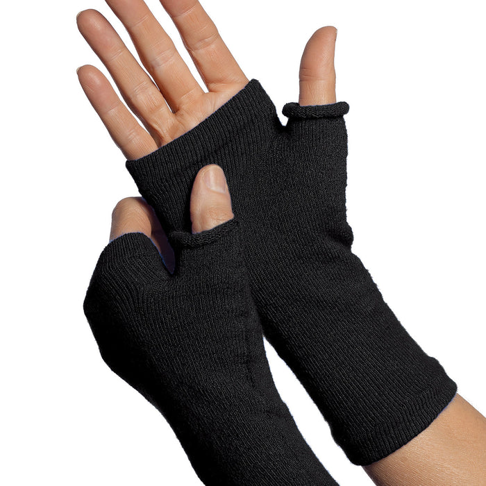 Protection for hands.Fingerless Gloves for fragile skin UPF 50+ Sun Protection Medium Weight. (Pair)