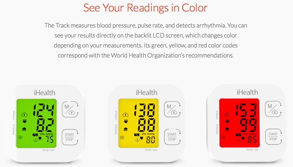 TRACK Smart Blood Pressure Monitor
