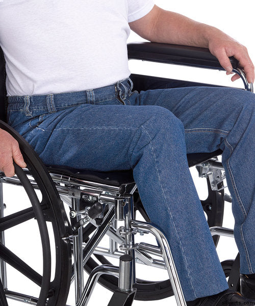 Wheelchair Jeans For Men - Quality Soft Denim Style Jeans For Wheelchair Users