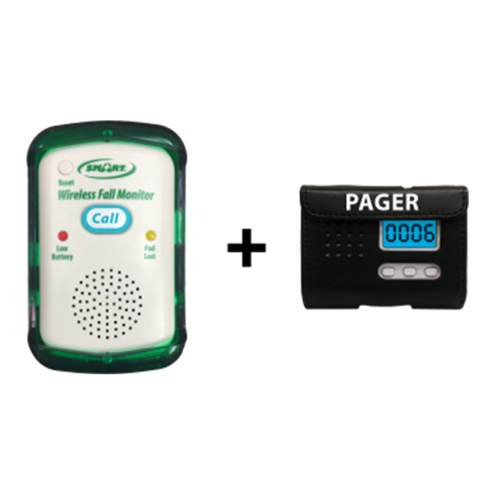 Quiet Wireless Fall Alarm Monitor (Pager Not Included)